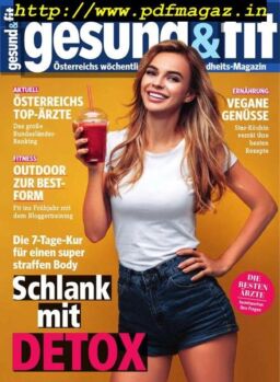 Gesund & Fit – 8 April 2019