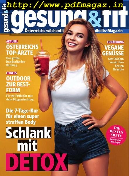 Gesund & Fit – 8 April 2019 Cover