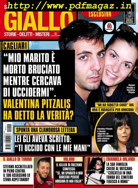 Giallo – 13 Marzo 2019 Cover