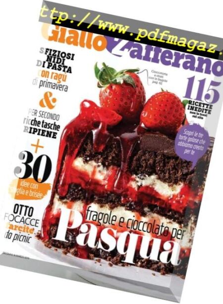 Giallo Zafferano – Aprile 2019 Cover