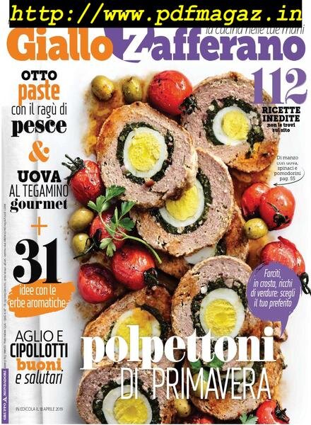 Giallo Zafferano – Maggio 2019 Cover