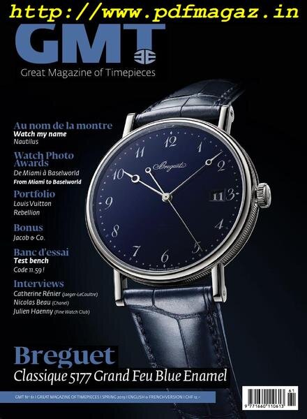 GMT – mars 2019 Cover