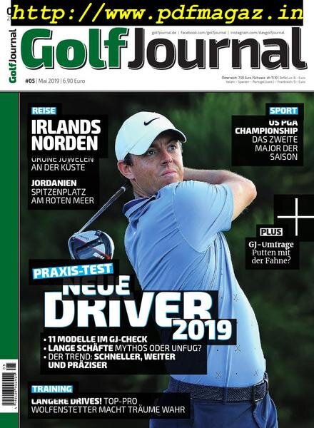 Golf Journal – Mai 2019 Cover