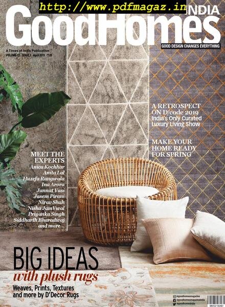 GoodHomes India – April 2019 Cover