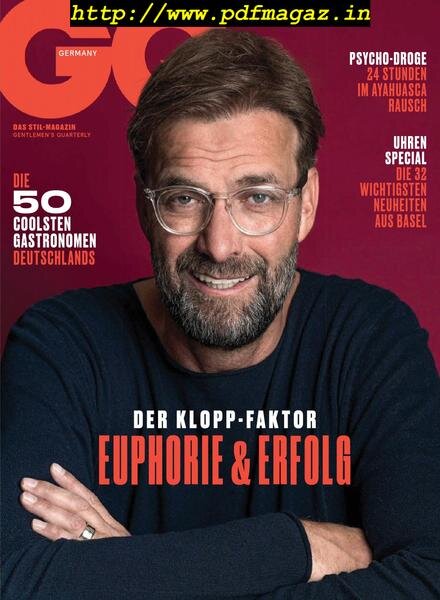 GQ Germany – Mai 2019 Cover