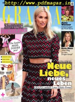 Grazia Germany – 25 April 2019