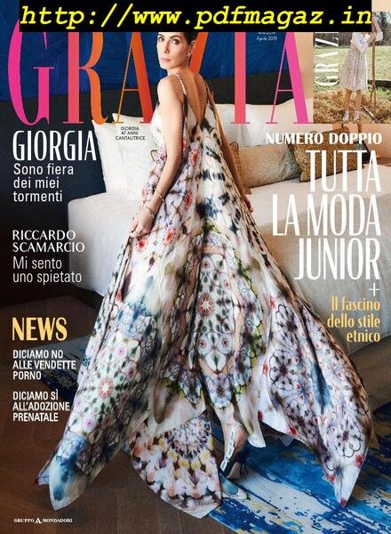 Grazia Italia – 4 Aprile 2019 Cover
