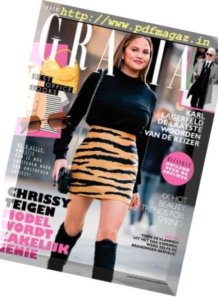 Grazia Netherlands – 27 februari 2019 Cover