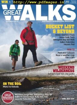 Great Walks – April-May 2019