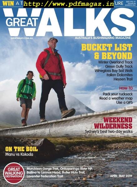 Great Walks – April-May 2019 Cover