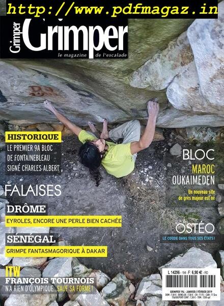 Grimper – fevrier 2019 Cover