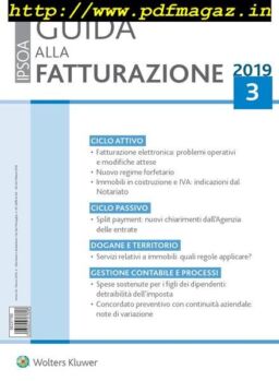 Guida alla Fatturazione – Marzo 2019