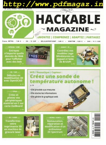 Hackable Magazine – Avril-Juin 2019 Cover