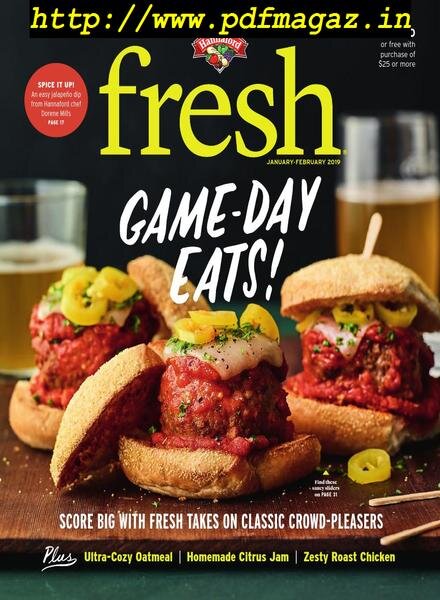 Hannaford fresh Magazine – January-February 2019 Cover
