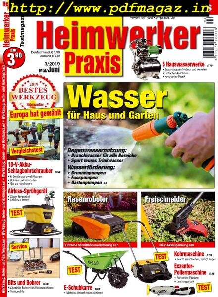 Heimwerker Praxis – Mai-Juni 2019 Cover