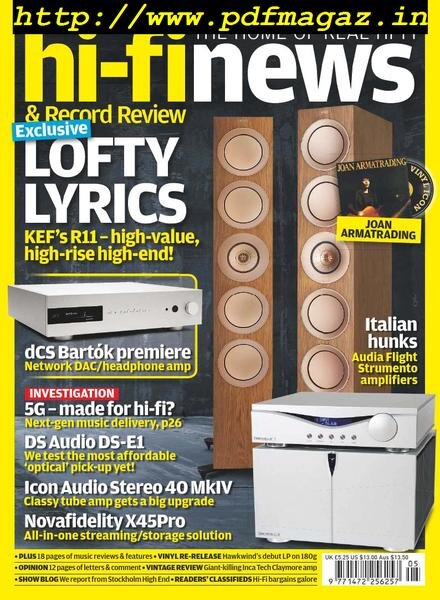 Hi-Fi News – May 2019 Cover