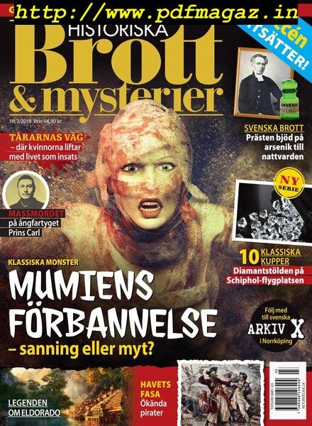 Historiska Brott & Mysterier – april 2018 Cover