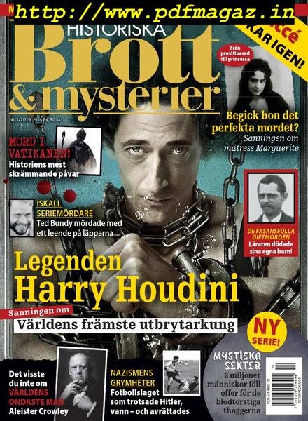 Historiska Brott & Mysterier – december 2018 Cover
