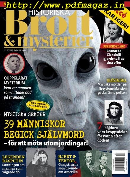 Historiska Brott & Mysterier – januari 2019 Cover