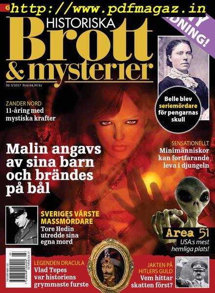 Historiska Brott & Mysterier – juli 2017 Cover