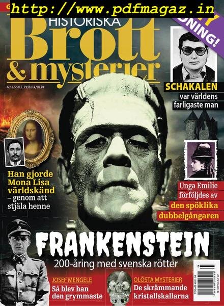 Historiska Brott & Mysterier – oktober 2017 Cover