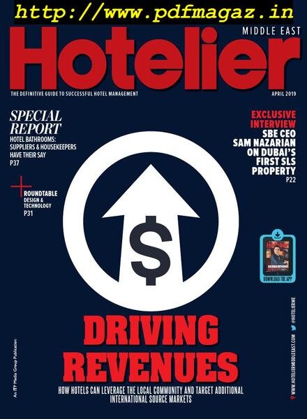 Hotelier Middle East – April 2019 Cover