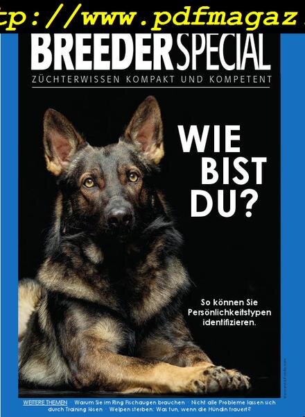 HundeWelt – Breeder Special – Nr1 2019 Cover