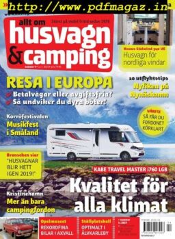 Husvagn & Camping – april 2019