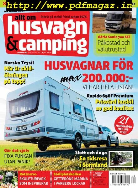 Husvagn & Camping – december 2017 Cover