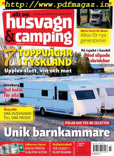 Husvagn & Camping – mars 2019 Cover