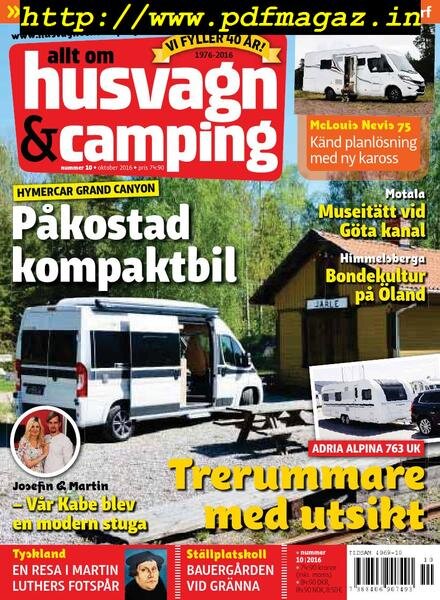 Husvagn & Camping – oktober 2016 Cover