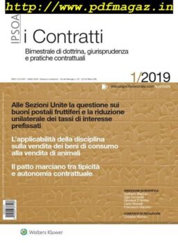 I Contratti – Gennaio 2019