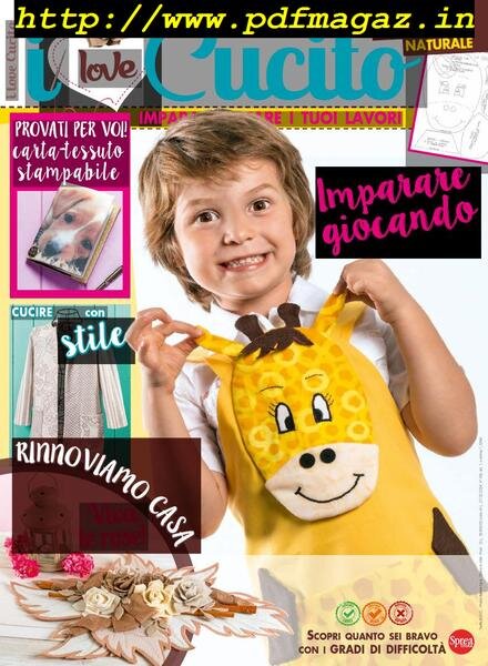 I Love Cucito – Agosto-Settembre 2017 Cover