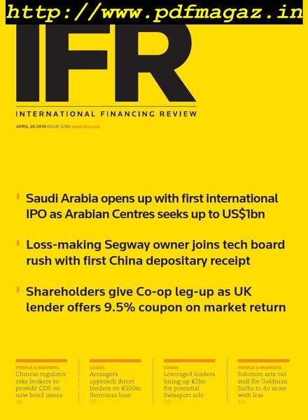 IFR Magazine – April 20, 2019 Cover