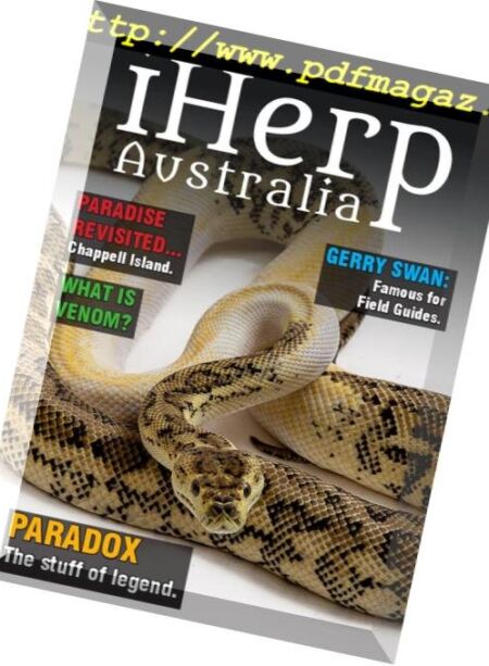 iHerp Australia – May – June 2018 Cover