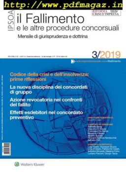 Il Fallimento – Marzo 2019