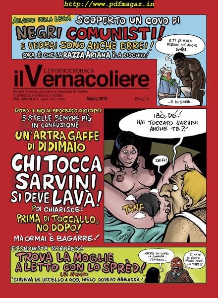 il Vernacoliere – Marzo 2019 Cover