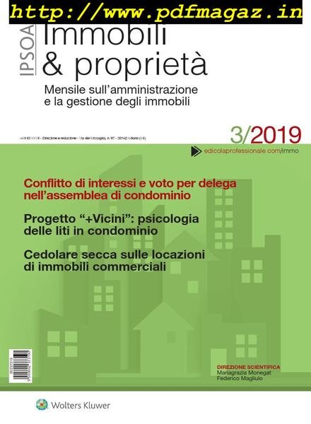 Immobili & proprieta – Marzo 2019 Cover