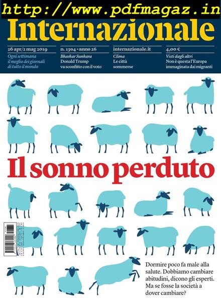 Internazionale – 26 Aprile 2019 Cover