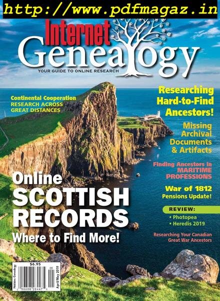 Internet Genealogy – April-May 2019 Cover
