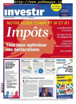 Investir – 13 Avril 2019