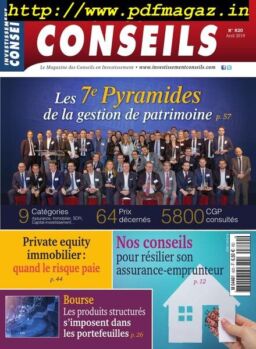 Investissement Conseils – avril 2019