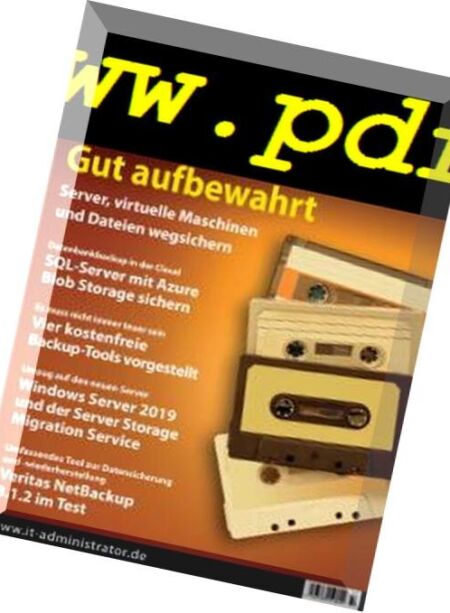 IT-Administrator – Marz 2019 Cover