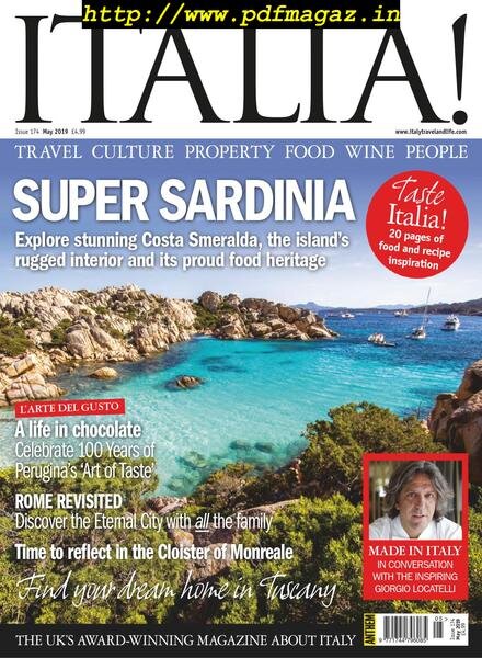 Italia! Magazine – May 2019 Cover