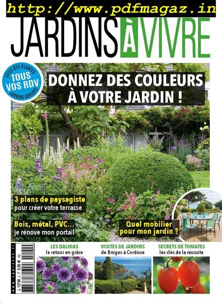 Jardins a Vivre – avril 2019 Cover