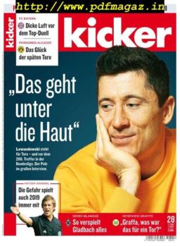 Kicker – 1 April 2019