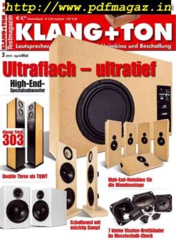 Klang & Ton – April-Mai 2019