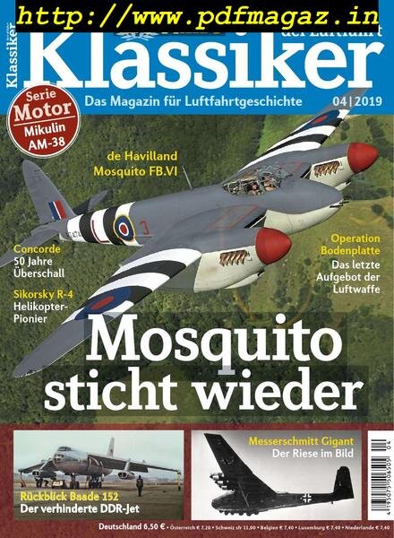 Klassiker der Luftfahrt – Nr4, 2019 Cover