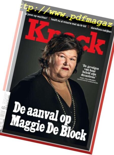 Knack Belgium – 13 Maart 2019 Cover