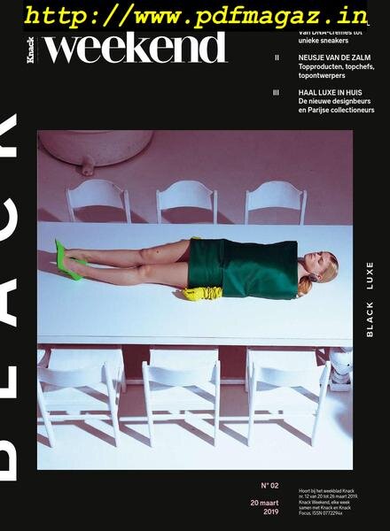 Knack Weekend Black – 20 Maart 2019 Cover